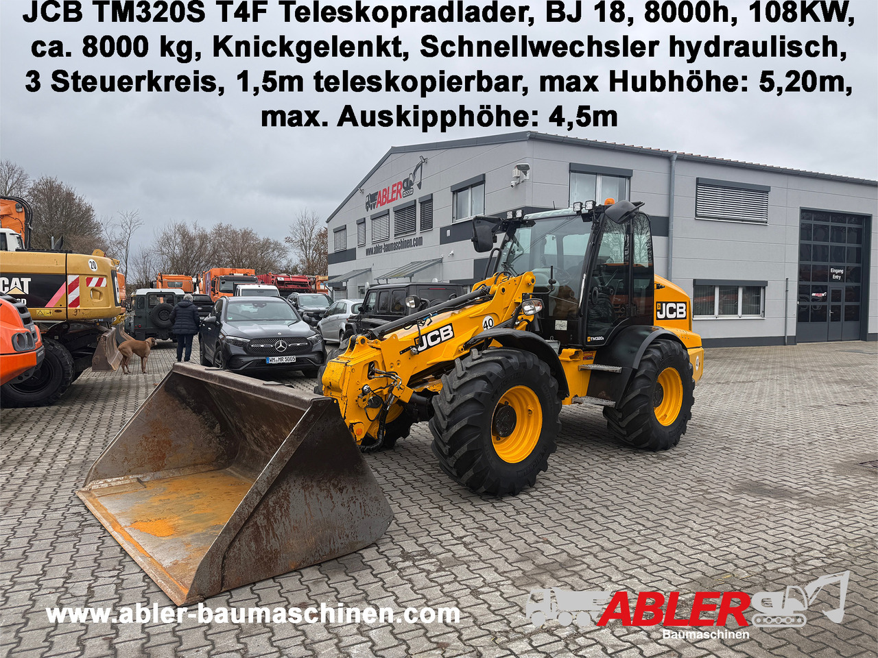 Wheel loader JCB TM320S Teleskopradlader SW