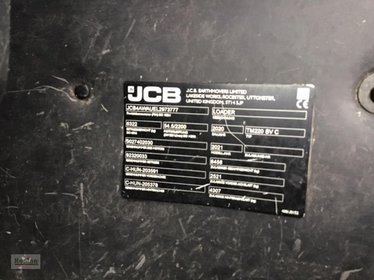 Wheel loader JCB TM 220