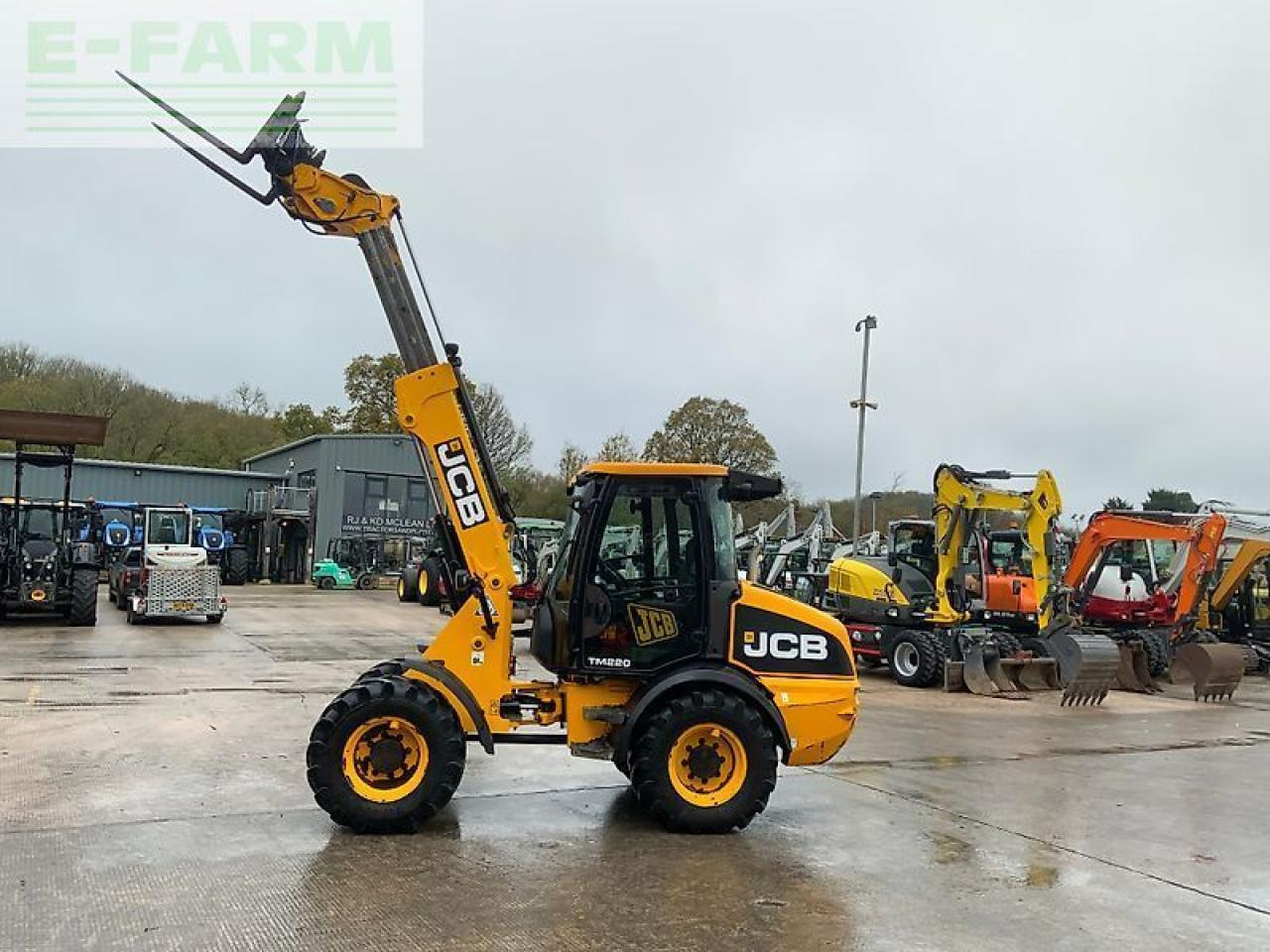 Wheel loader JCB tm220 agri telehandler (st25185)