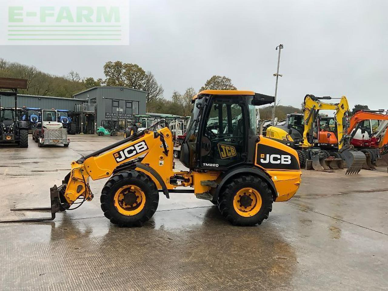 Wheel loader JCB tm220 agri telehandler (st25185)