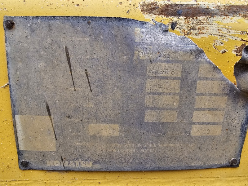 Wheel loader KOMATSU WA380-8