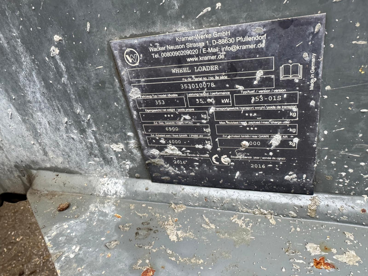 Wheel loader KRAMER 5085