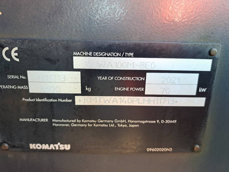 Wheel loader Komatsu WA100-8E0