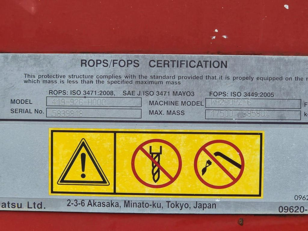 Wheel loader Komatsu WA200PZ-6