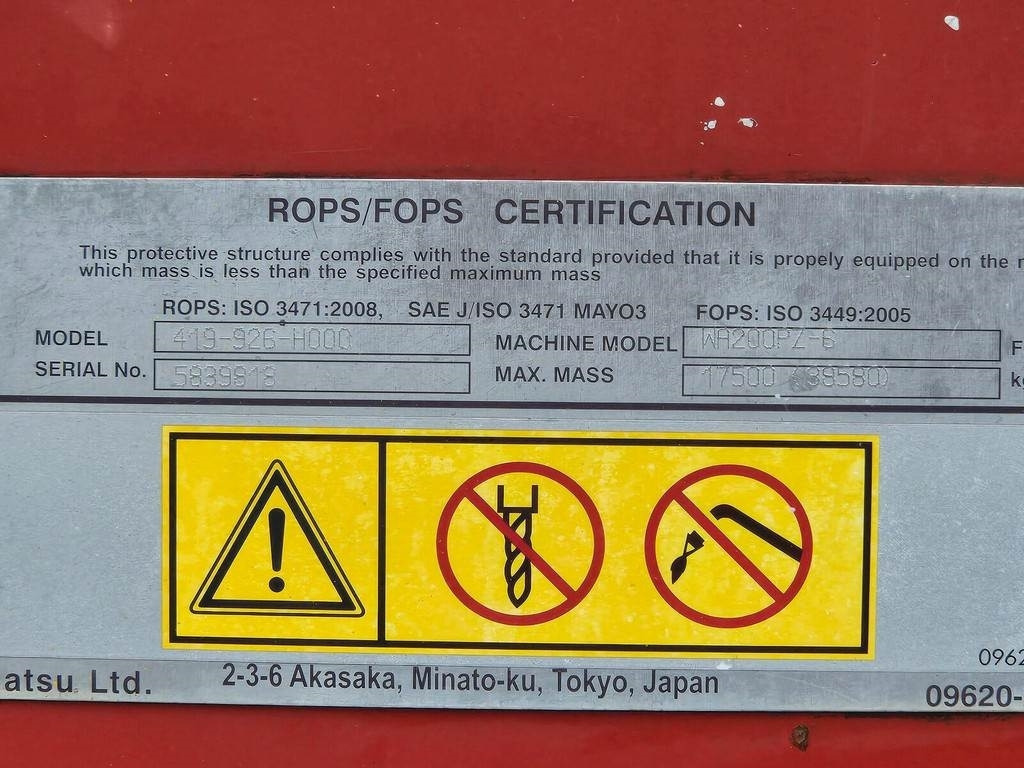 Wheel loader Komatsu WA200PZ-6