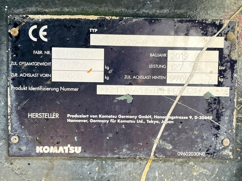 Wheel loader Komatsu WA320-8 (3661)