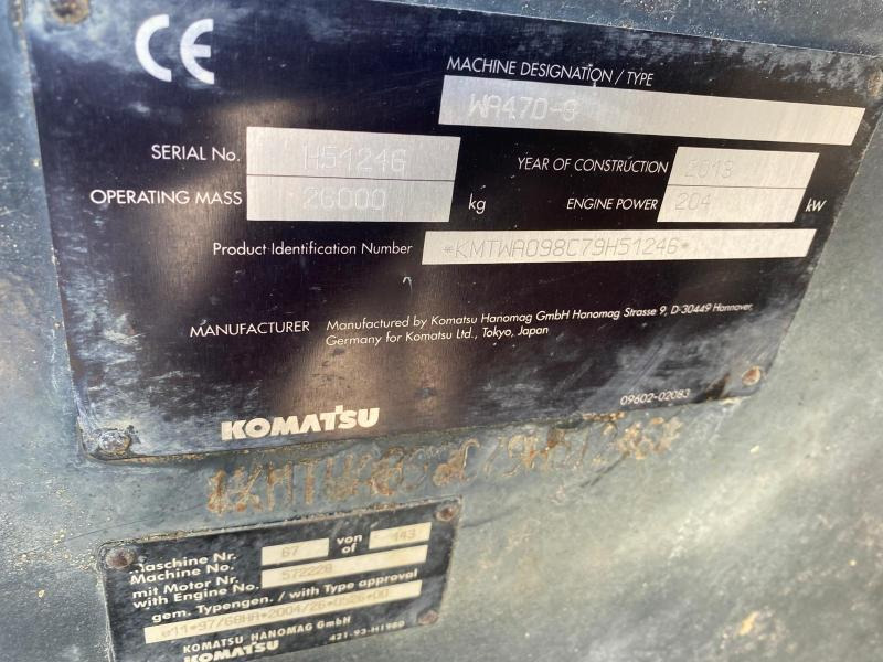 Wheel loader Komatsu WA470 -8