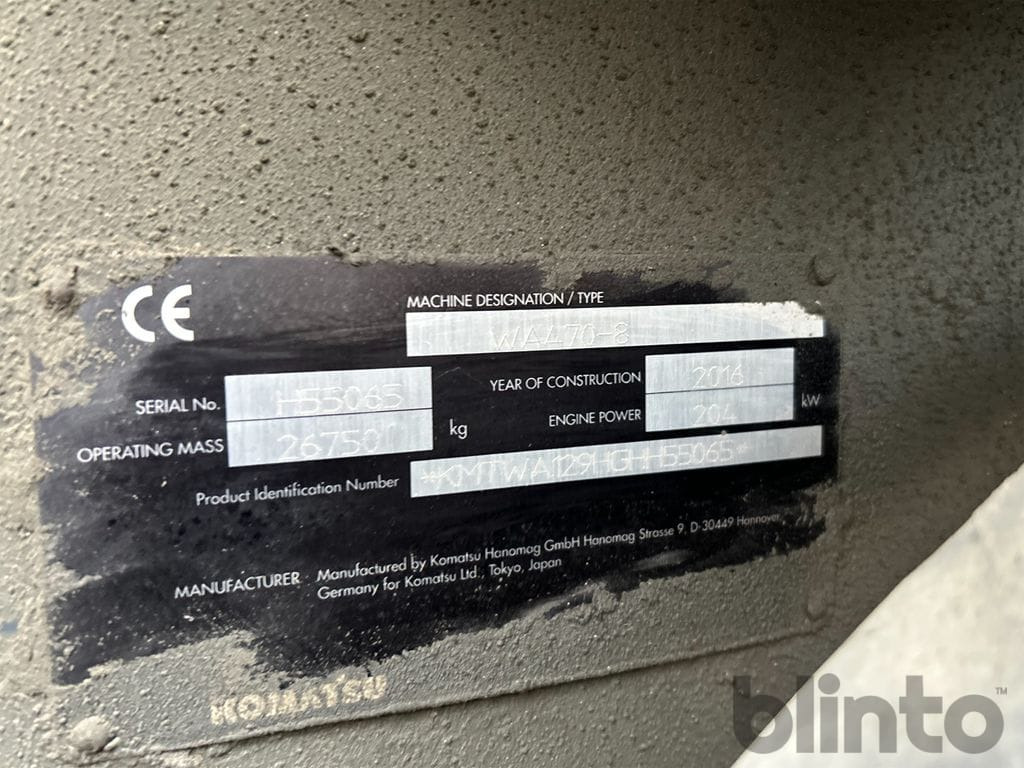 Wheel loader Komatsu WA470-8