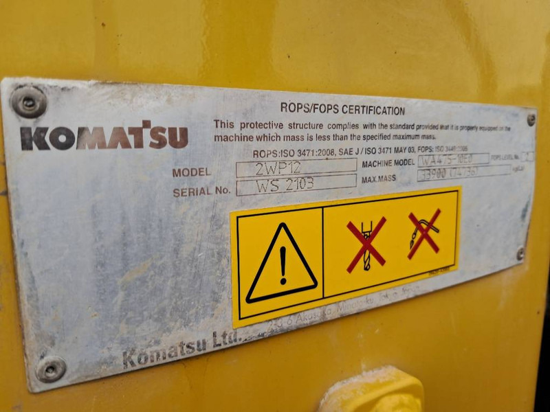 Wheel loader Komatsu WA475-10E0