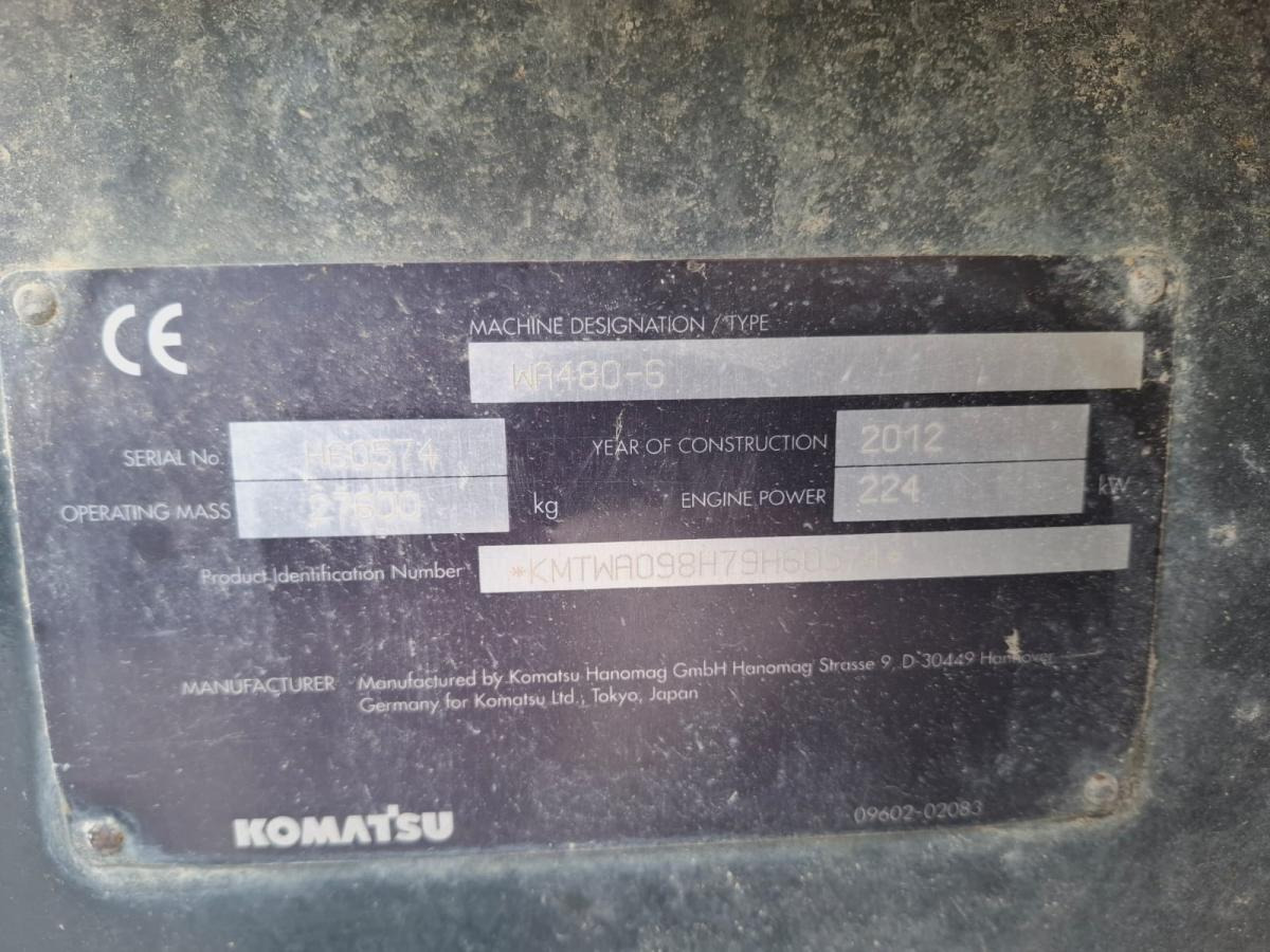 Wheel loader Komatsu WA480-6