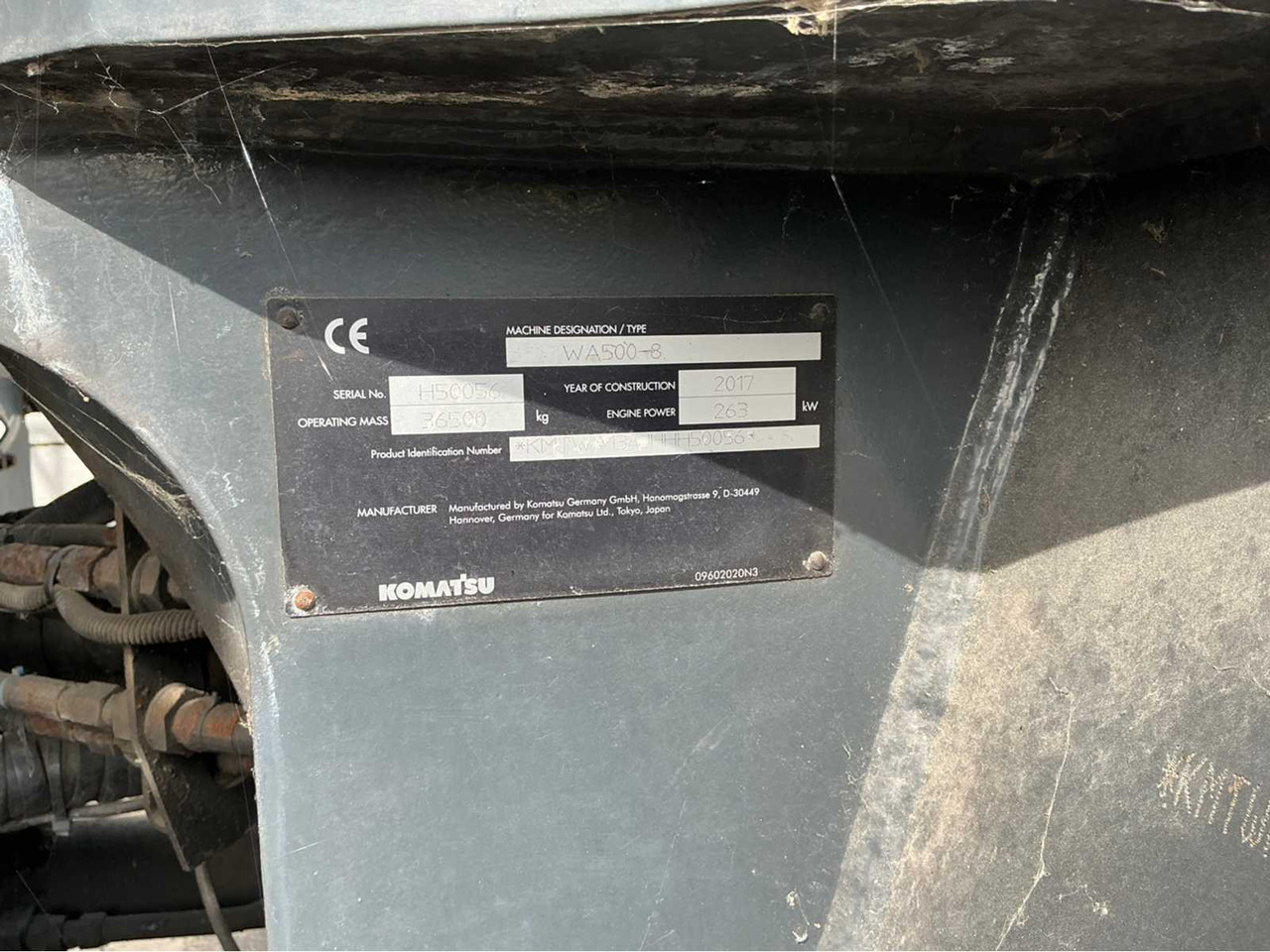 Wheel loader Komatsu WA500-8