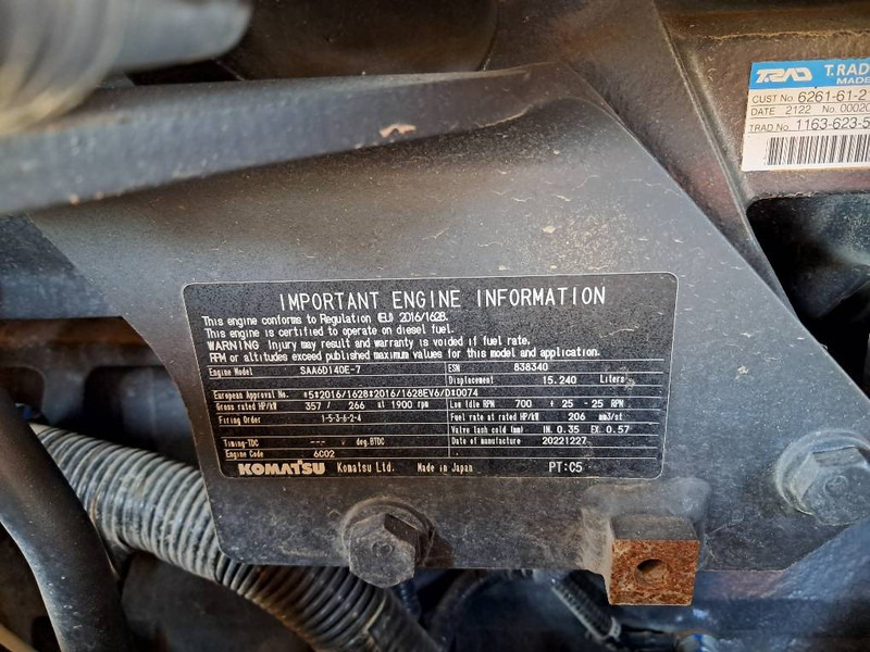 Wheel loader Komatsu WA500-8E0