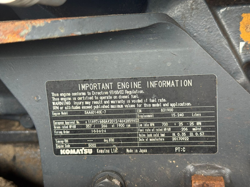 Wheel loader Komatsu WA500-8 Wheel Loader