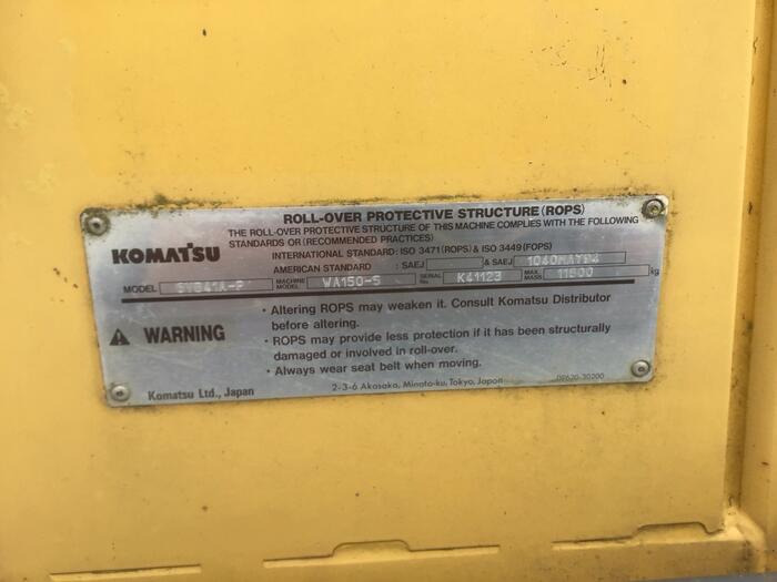 Wheel loader Komatsu WA 150-5
