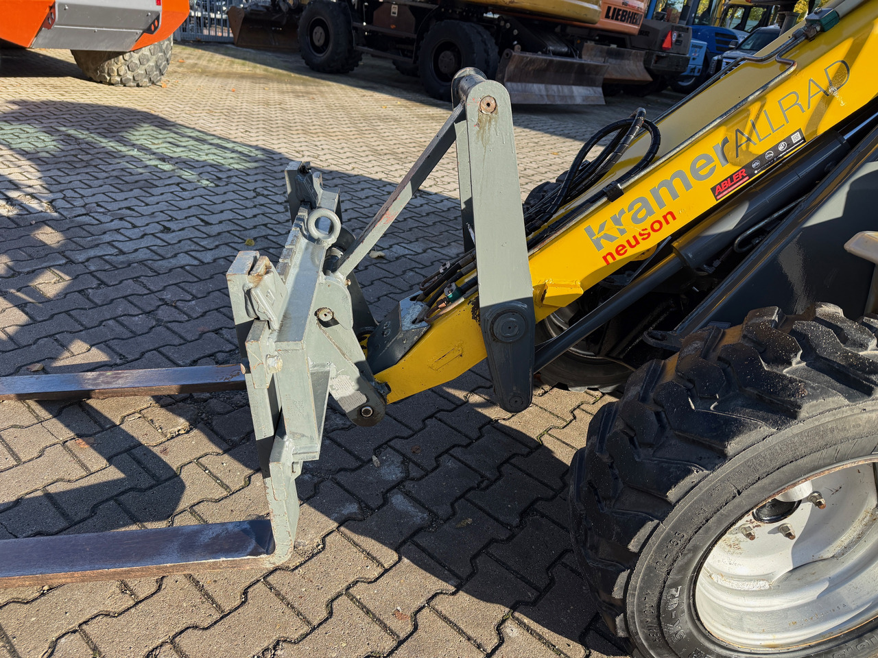 Wheel loader Kramer 350 Radlader Gabel Schaufel Schneeschild SW