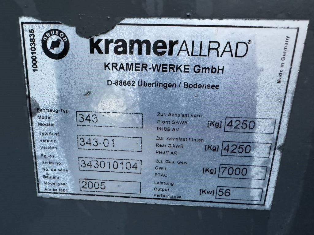 Wheel loader Kramer 680