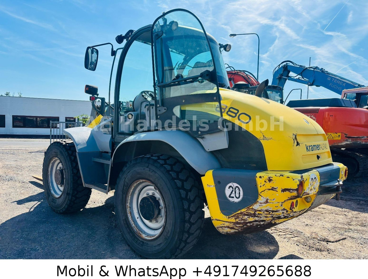 Wheel loader Kramer 880 Allrad *Schnellwechsler/2xSchaufel/1xGabel