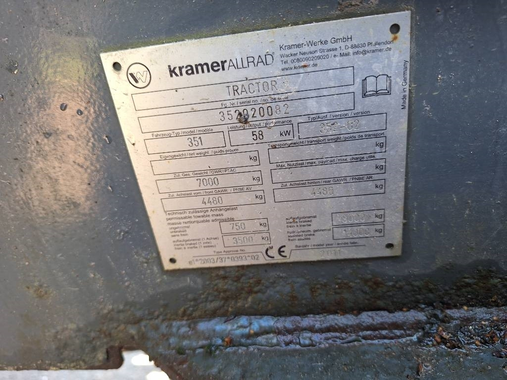 Wheel loader Kramer-allrad 780