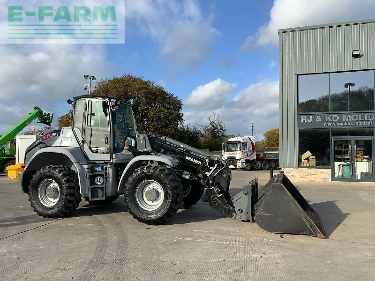 Wheel loader Kramer kl55.8t black wheeled telehandler (st24946)