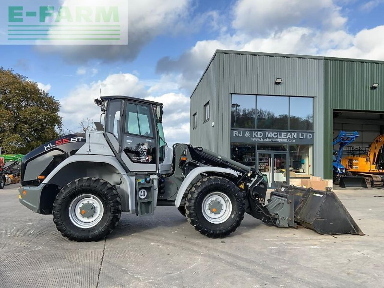 Wheel loader Kramer kl55.8t black wheeled telehandler (st24946)