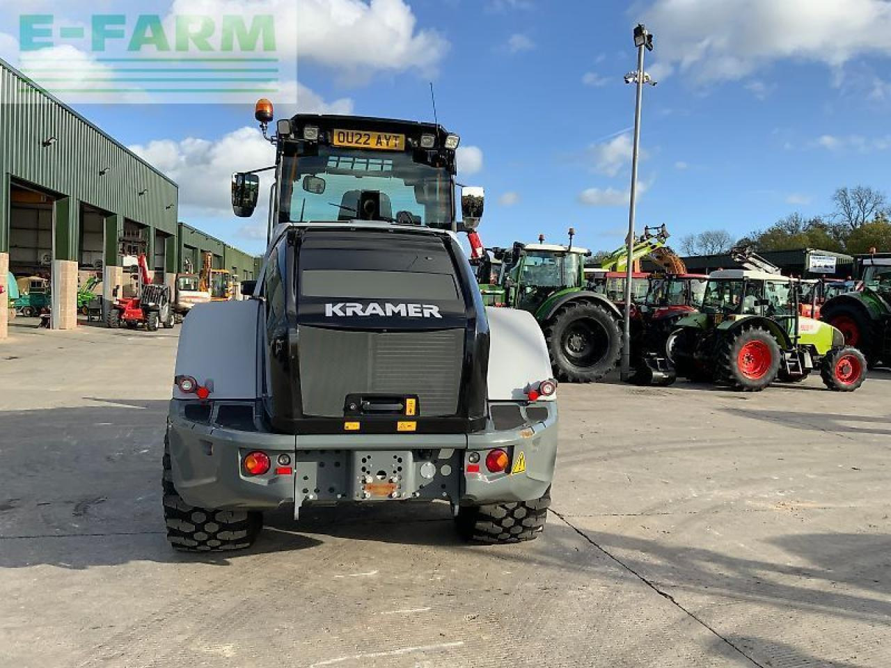 Wheel loader Kramer kl55.8t black wheeled telehandler (st24946)
