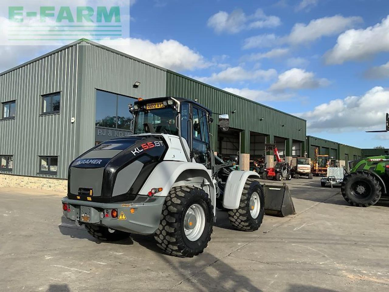 Wheel loader Kramer kl55.8t black wheeled telehandler (st24946)