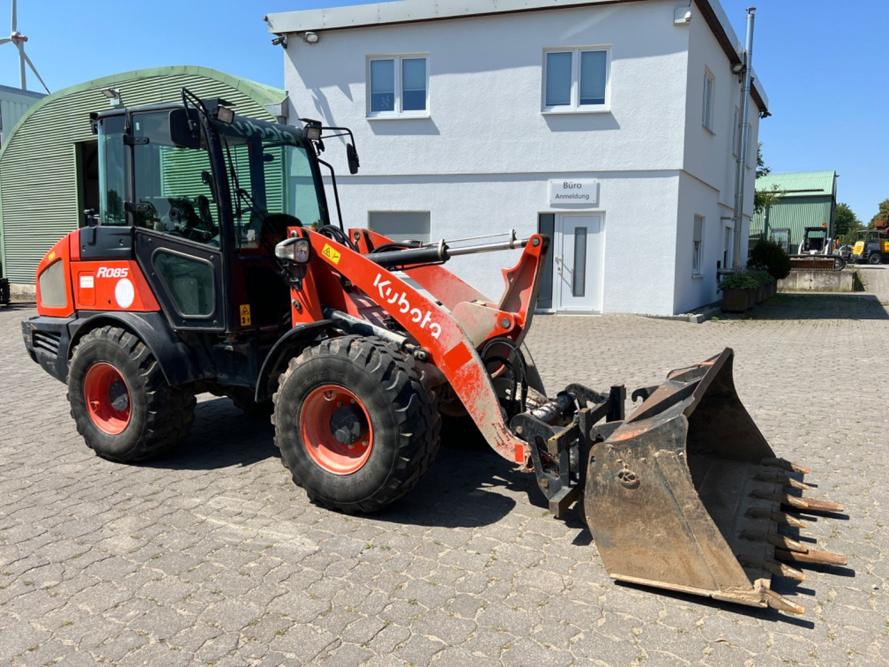 Wheel loader Kubota R 085, Bj 19, 1950 BH, SWE, Schaufel, Gabel