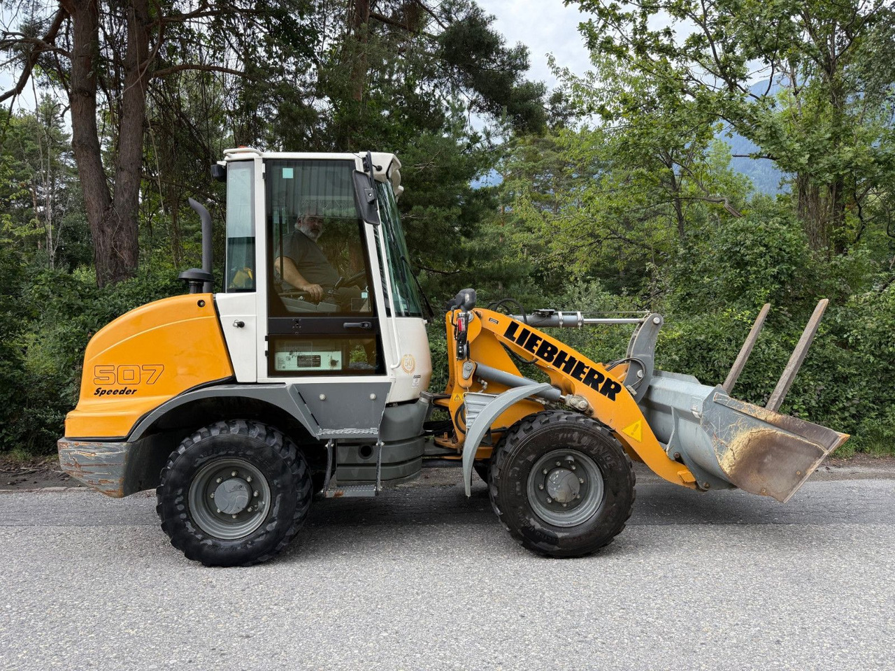 Wheel loader Liebherr L507, Gabel+Schaufel, ONLY 850hours