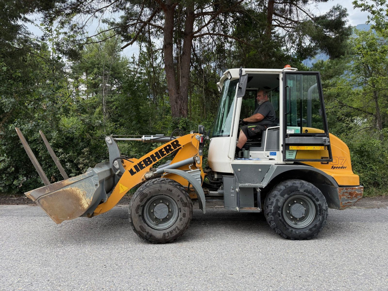 Wheel loader Liebherr L507, Gabel+Schaufel, ONLY 850hours