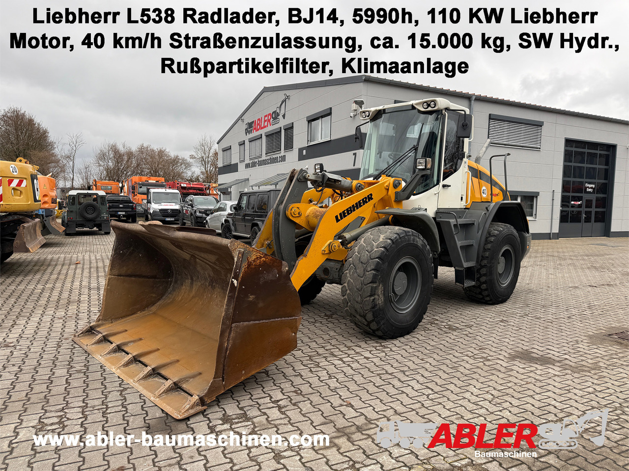 Wheel loader Liebherr L538 Radlader SW Klima