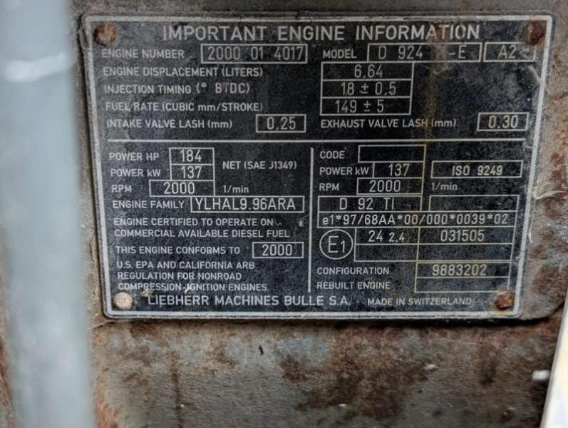 Wheel loader Liebherr L554