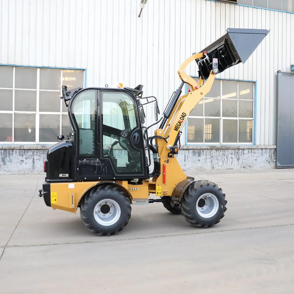 Wheel loader MEGALOAD AK1100 Compact Wheel Loader CE certification Kubota Engine chargeuse su AK1100