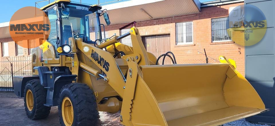 Wheel loader Maxus Dostępny od ręki w PL / Ładowarka Kołowa 102km 2500kg / Wheel Loader Crocodile 102hp/ Radlader Krokodil 102 PS / Krokodil kerekes rakodó 102 LE / Крокодил колісний навантажувач 102 к.с / Încărcător fr