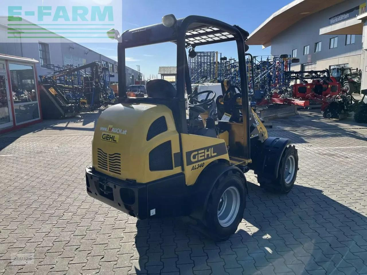 Wheel loader Mustang 340 mit euroaufnahme hydraulisch