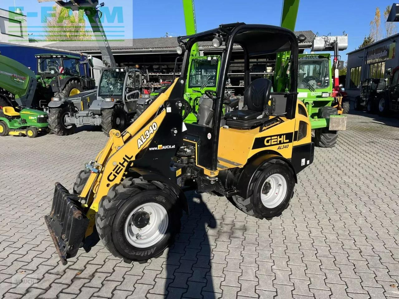 Wheel loader Mustang 340 mit euroaufnahme hydraulisch