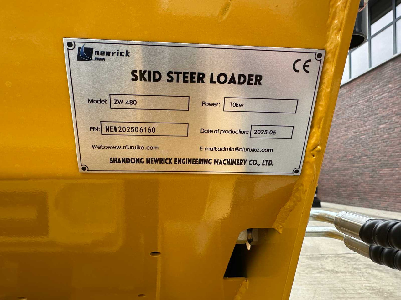 Wheel loader NEWRICK - 2025 - ZW480 - TRACK LOADER