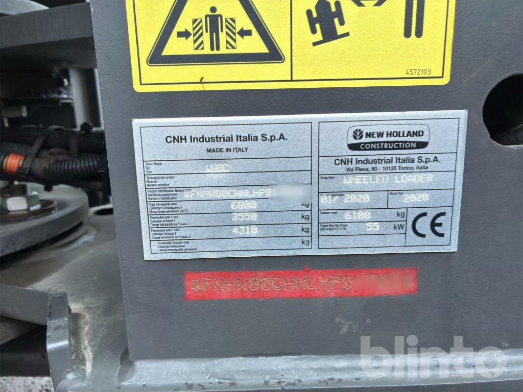 Wheel loader New Holland W80 C