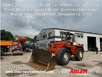 Wheel loader  O&K L30 Radlader Waage Zentralschmierung