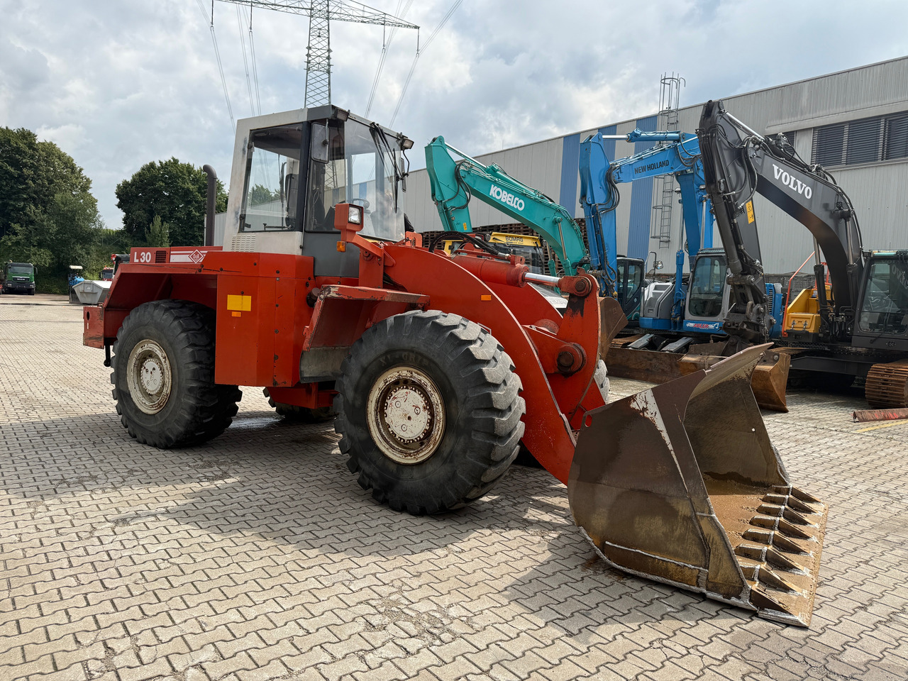 Wheel loader O&K L30 Radlader Waage Zentralschmierung