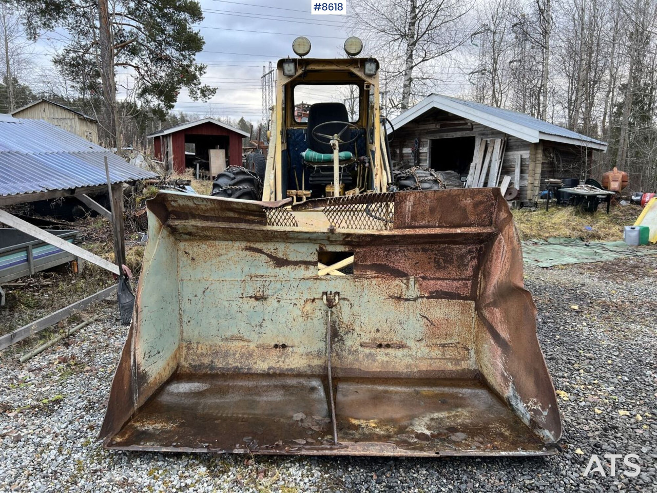 Wheel loader Rear Loader VOLVO BM 350 (SEE VIDEOS)