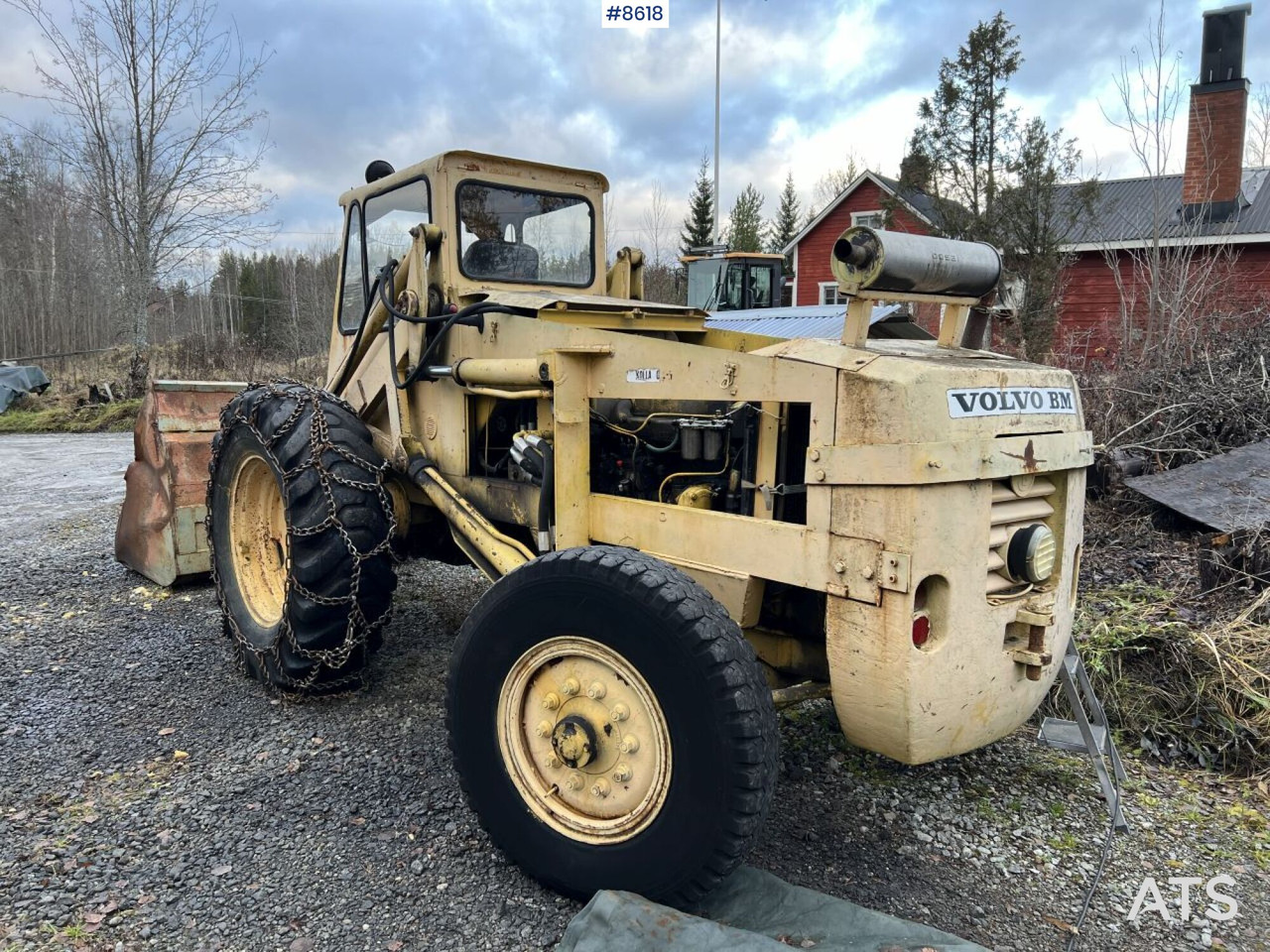 Wheel loader Rear Loader VOLVO BM 350 (SEE VIDEOS)