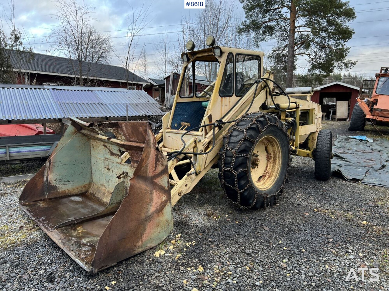 Wheel loader Rear Loader VOLVO BM 350 (SEE VIDEOS)