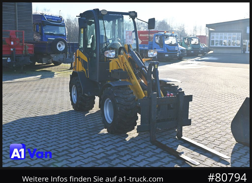 Wheel loader SCHAEFFER Schäffer 2445S Hoflader, Gabel, 127 Bstd.