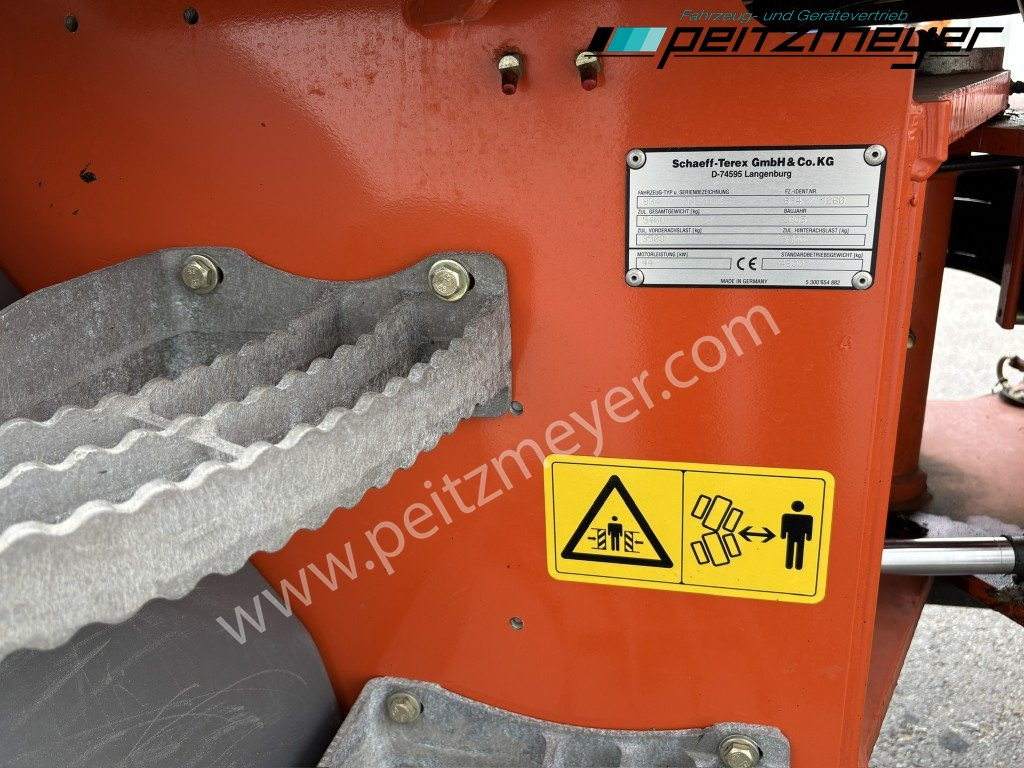 Wheel loader SCHAEFF RADLADER SKL 834 Palettengabel + Klappschaufel