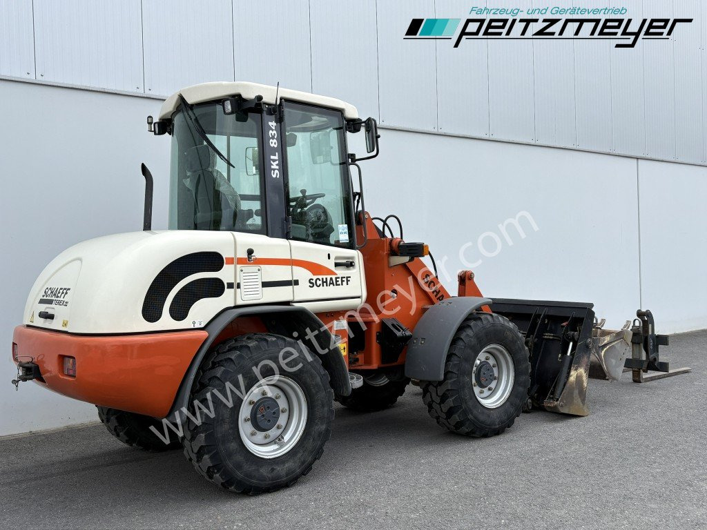 Wheel loader SCHAEFF RADLADER SKL 834 Palettengabel + Klappschaufel