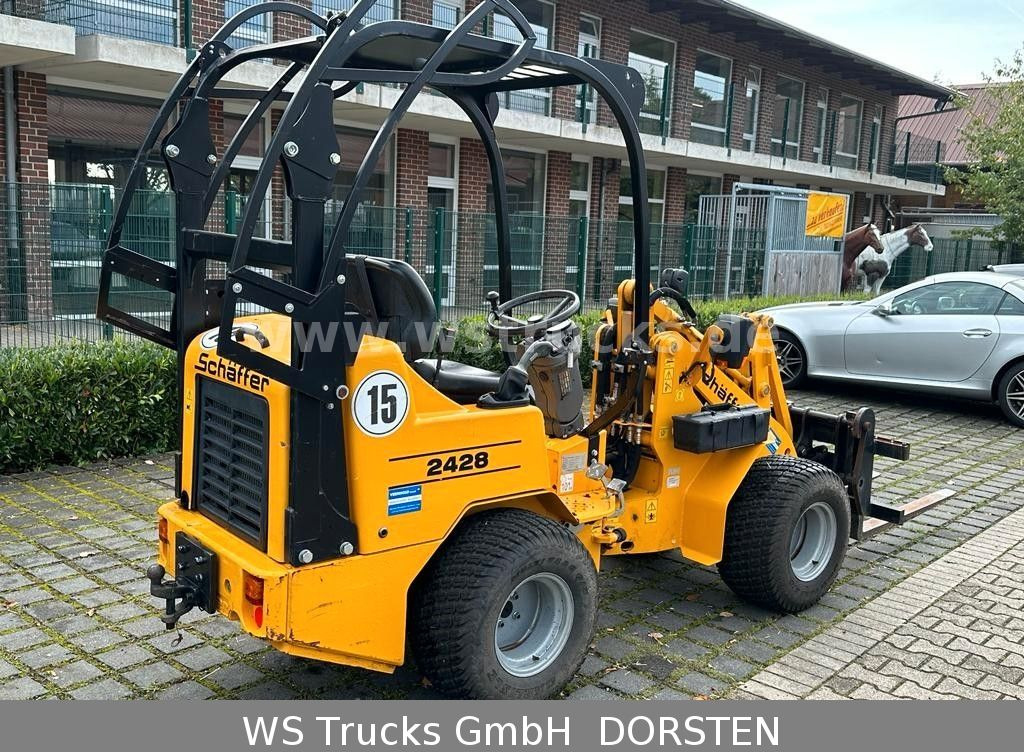 Wheel loader Schäffer 2428 SLT Fahrerschutzkabine , Gabel , Schaufel