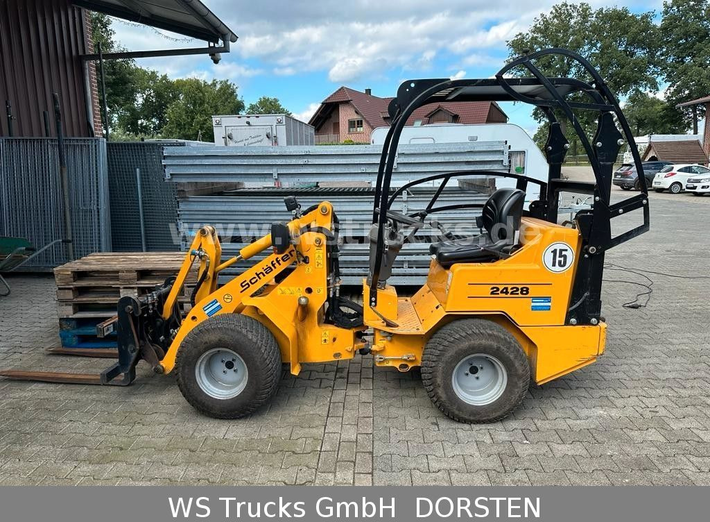 Wheel loader Schäffer 2428 SLT Fahrerschutzkabine , Gabel , Schaufel