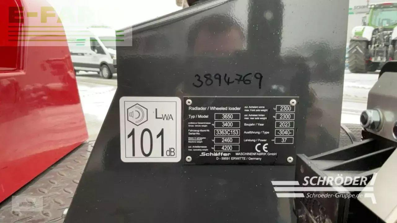 Wheel loader Schäffer 3650