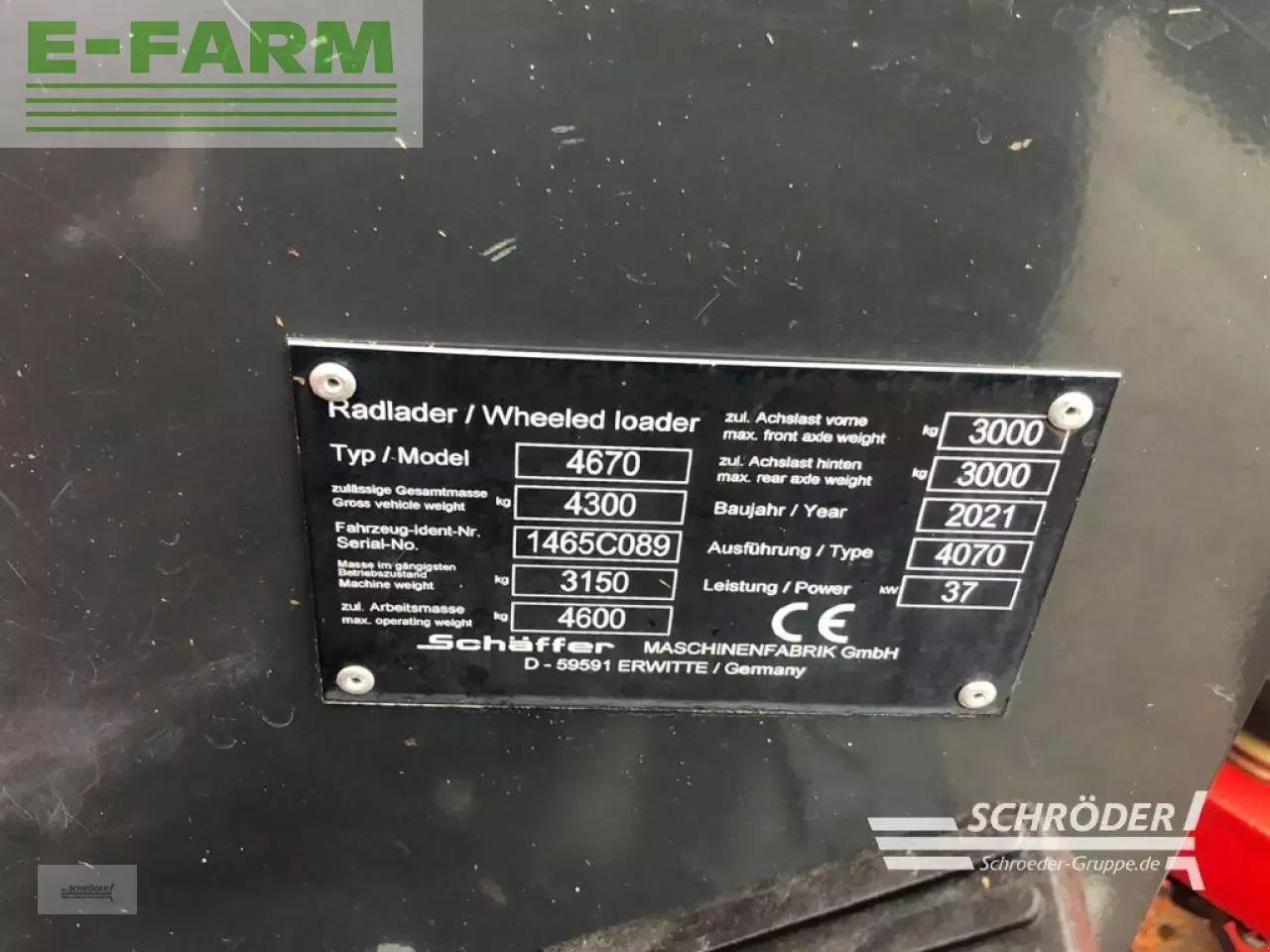 Wheel loader Schäffer 4670