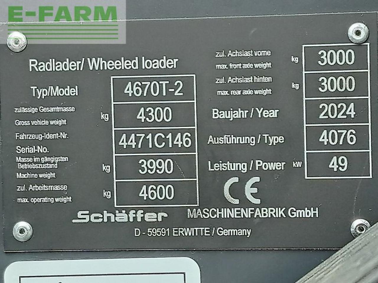 Wheel loader Schäffer 4670 t